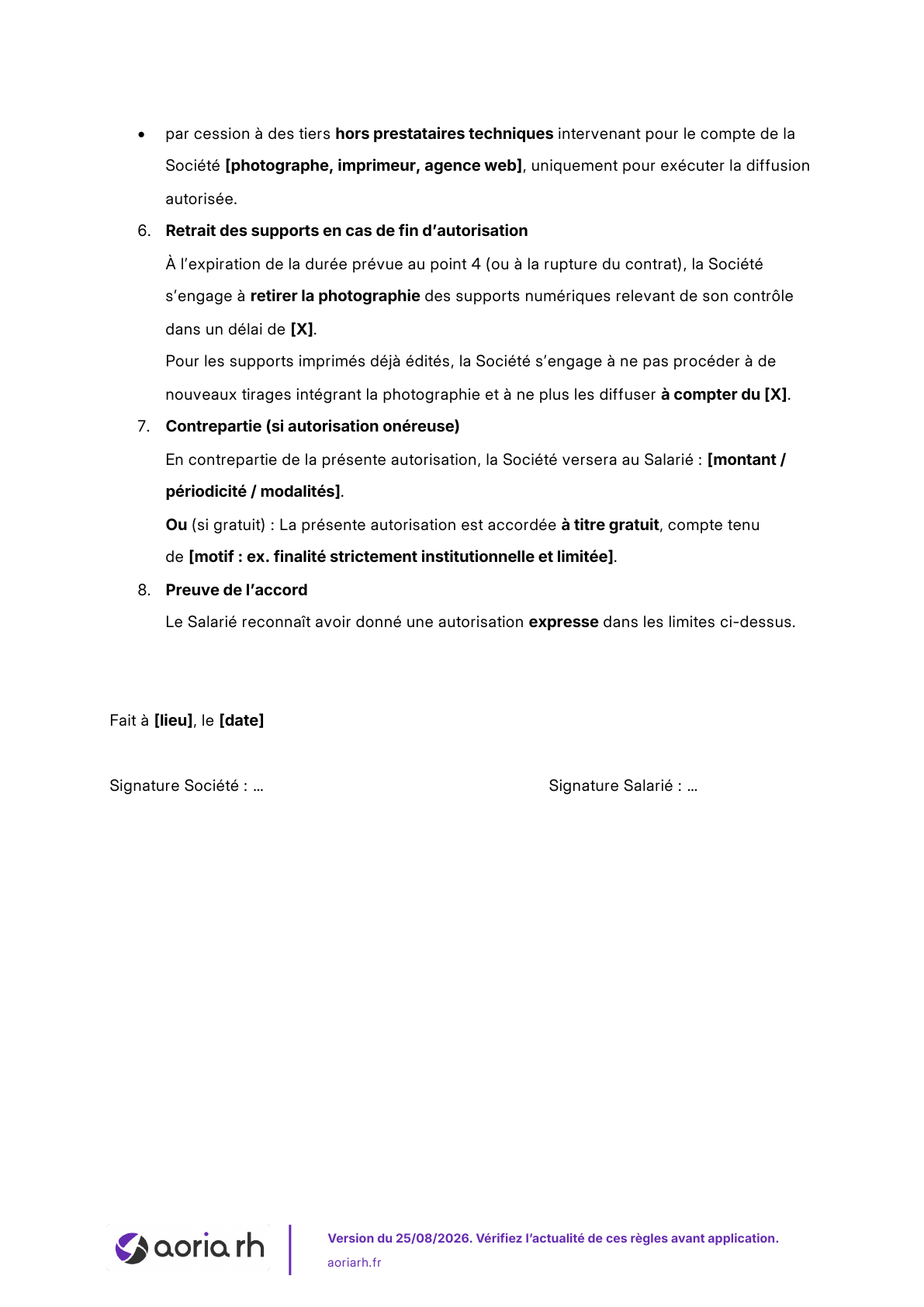 Page 2 sur 2 — Autorisation de diffusion de l’image