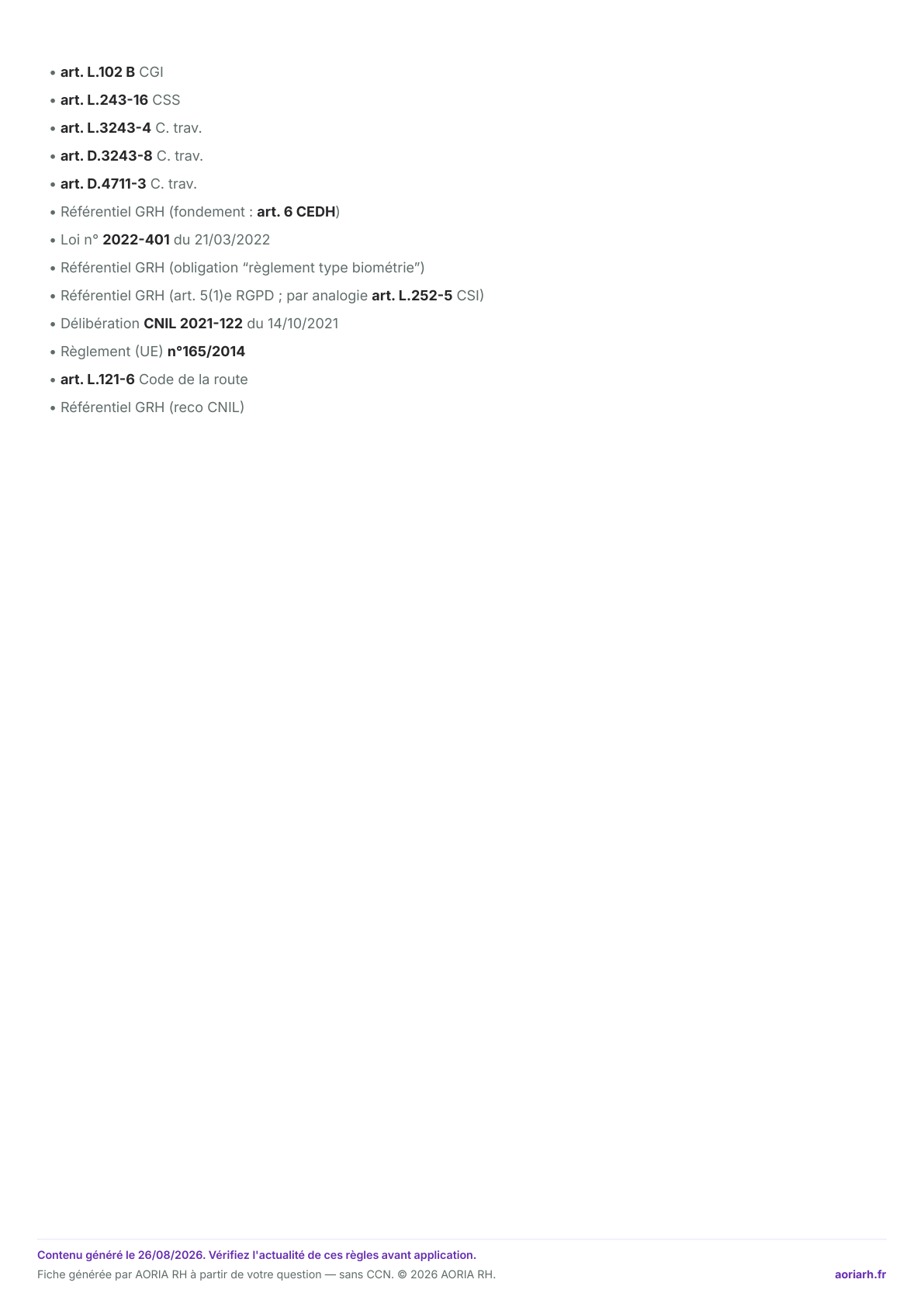 Page 5 sur 5 — Durées de conservation des documents RH