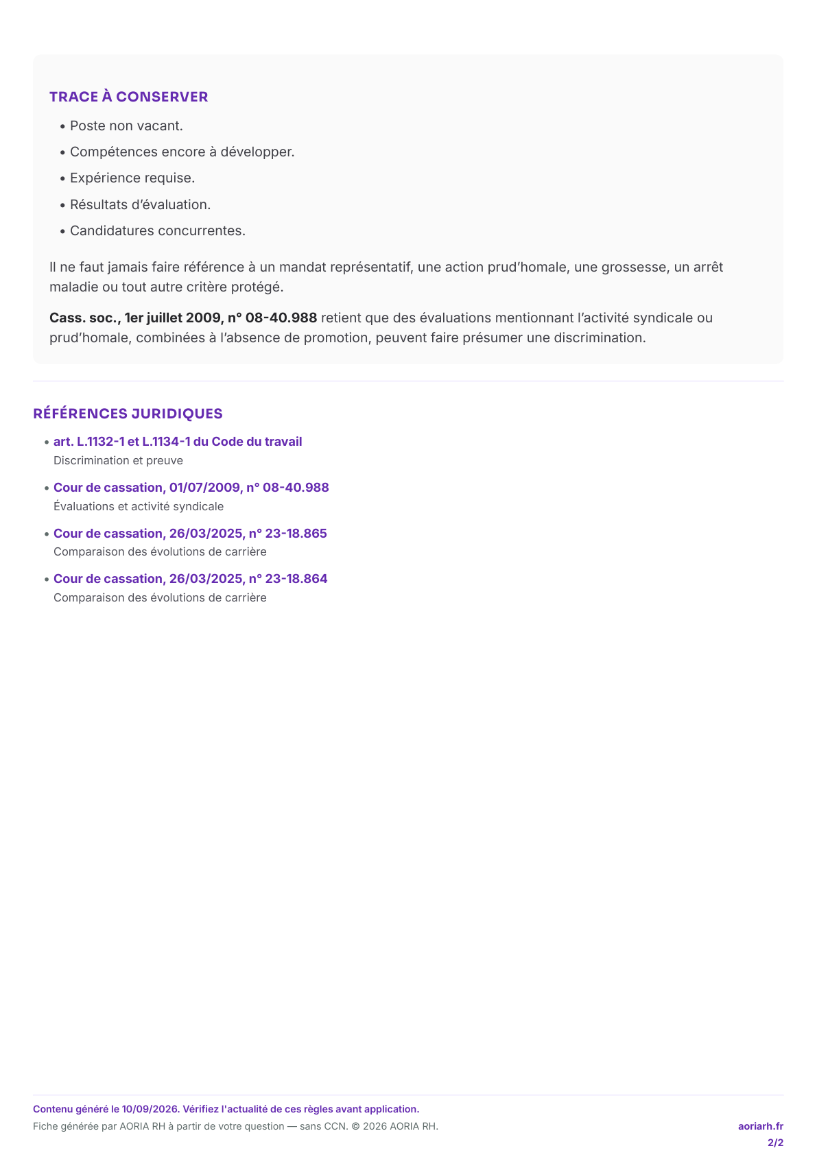 Page 2 sur 2 — Refus de promotion
